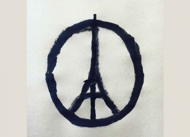 Peace for PAris - Paix à Paris, dessin par Jean Julien Peace for PAris - Paix à Paris, dessin par Jean Julien