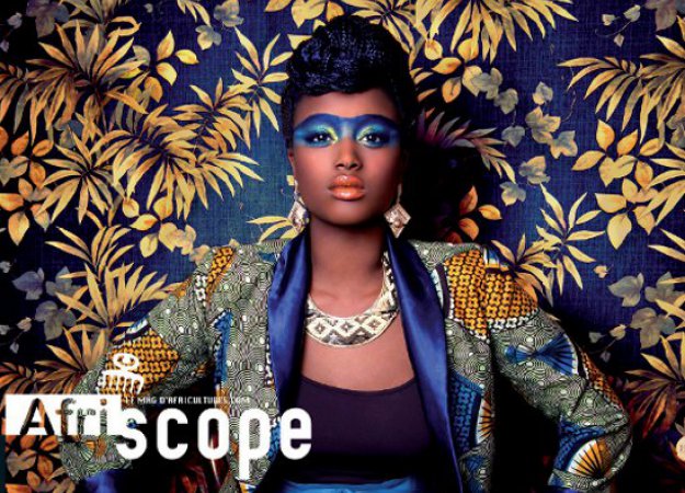 Couverture Afriscope n°36 / modèle collection Chic Tribal vu par Aline Rabusseau Couverture Afriscope n°36 / modèle collection Chic Tribal vu par Aline Rabusseau