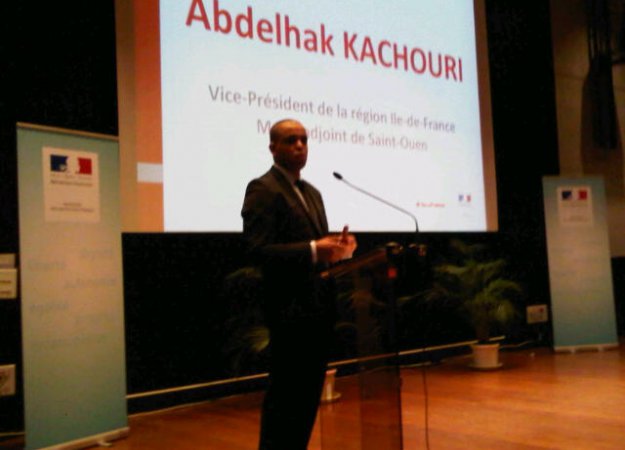 Abdelhak Kachouri, le 16 mai 2014 à la Région Île-de-France Abdelhak Kachouri, le 16 mai 2014 à la Région Île-de-France