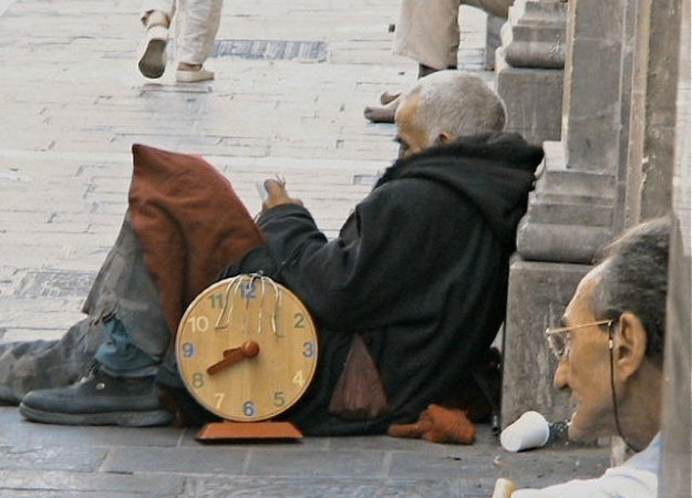 Chibanis dans le centre de Marseille