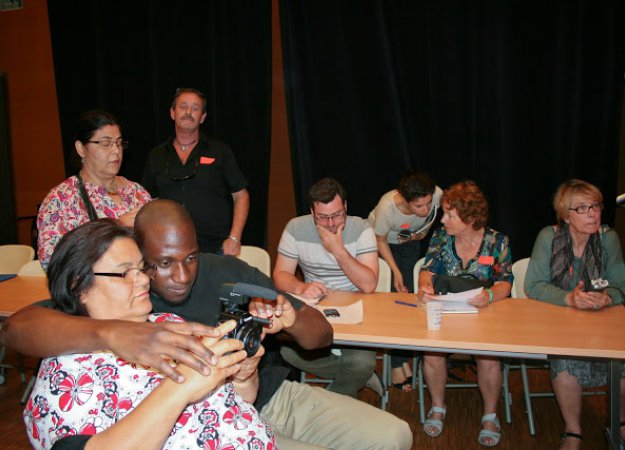 Photo : Claire Malen et son groupe Photo : Claire Malen et son groupe
