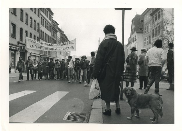 La Marche de 1983 arrive à Strasbourg - crédit photo Amadou GAYE La Marche de 1983 arrive à Strasbourg - crédit photo Amadou GAYE