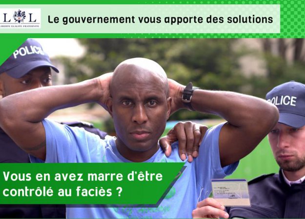 Extrait d'une affiche de la campagne "Le gouvernement vous apporte des solutions" Extrait d'une affiche de la campagne "Le gouvernement vous apporte des solutions"