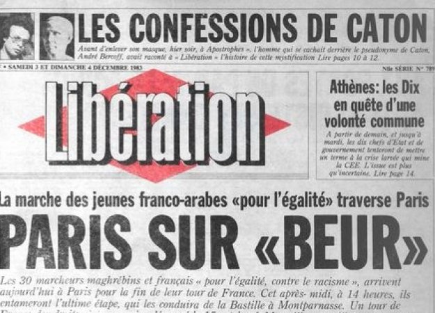 Une de Libération du 3 décembre 1983 Une de Libération du 3 décembre 1983