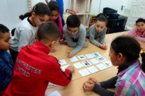 Un atelier mené par l'association "Enquête" en milieu scolaire 