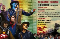 Affiche de la rencontre "Ceux qui marchent encore" des 7 et 8 décembre 2013 à la Bellevilloise à Paris / Agence Sans Blanc