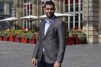 Yassin Lamaoui, 32 ans, est élu municipal à Sainte-Geneviève des bois. @Kahina Belayel 