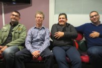Rachid Santaki, Sylvain Fajnzyn, Serge Malik et Farid Mebarki