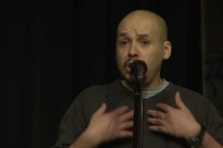 Mohamed Bensaada lors d'une rencontre autour des quartiers populaires en 2012