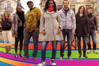 Affiche de "Osez la diversité" pour les municipales de 2014 à Cognac